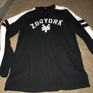 Black and White Zoo York Long Sleeve